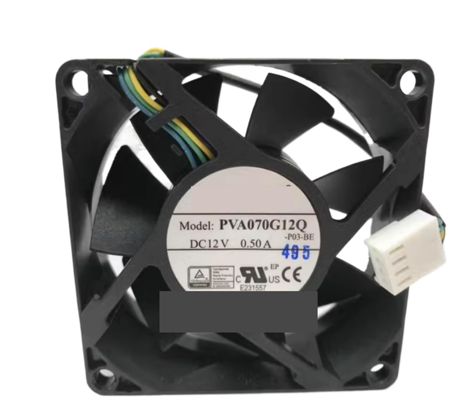 UITGVDQAT 7025 PVA070G12Q DC12V 0.50A 4-wire cooling fan