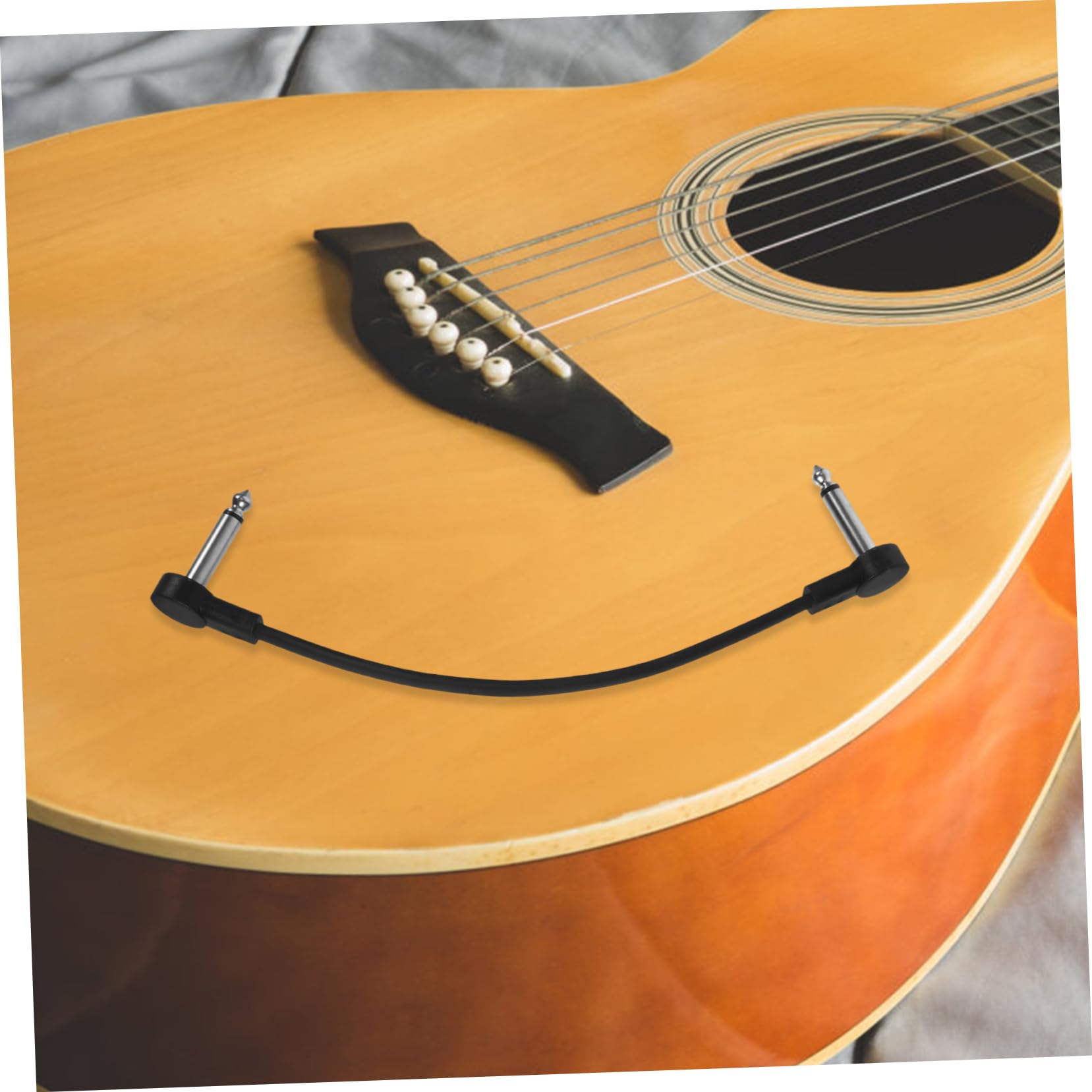 ibasenice 12piezas Cable De Guitarra Profesional De Conexión Corta De Efectos Cable De Instrumento Para Músicos Movimiento