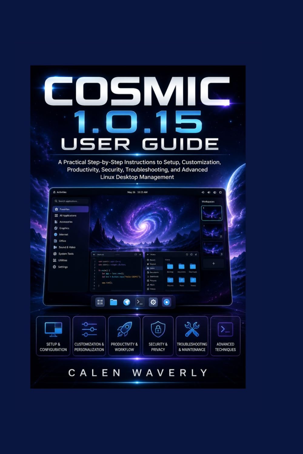 Cosmic 1.0.15 User Guide: A Practical Step-by-Step Instructions to Setup, Customization, Productivity, Security, Troubleshooting, and Advanced Linux Desktop Management
