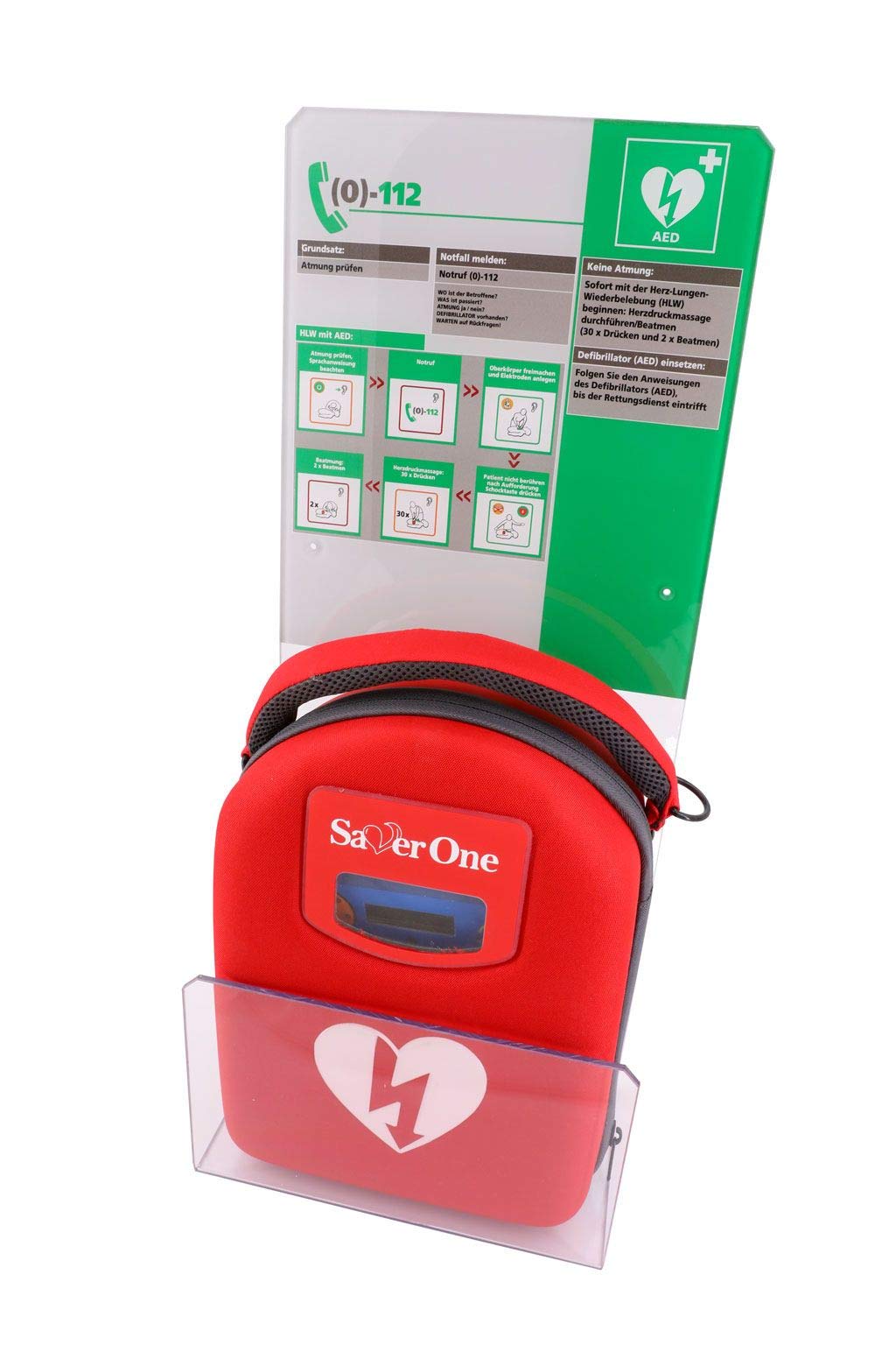 SAVER ONE AED Defibrillator A1 mit vollautomatischer Schockauslösung und Saver One Vollausstattung