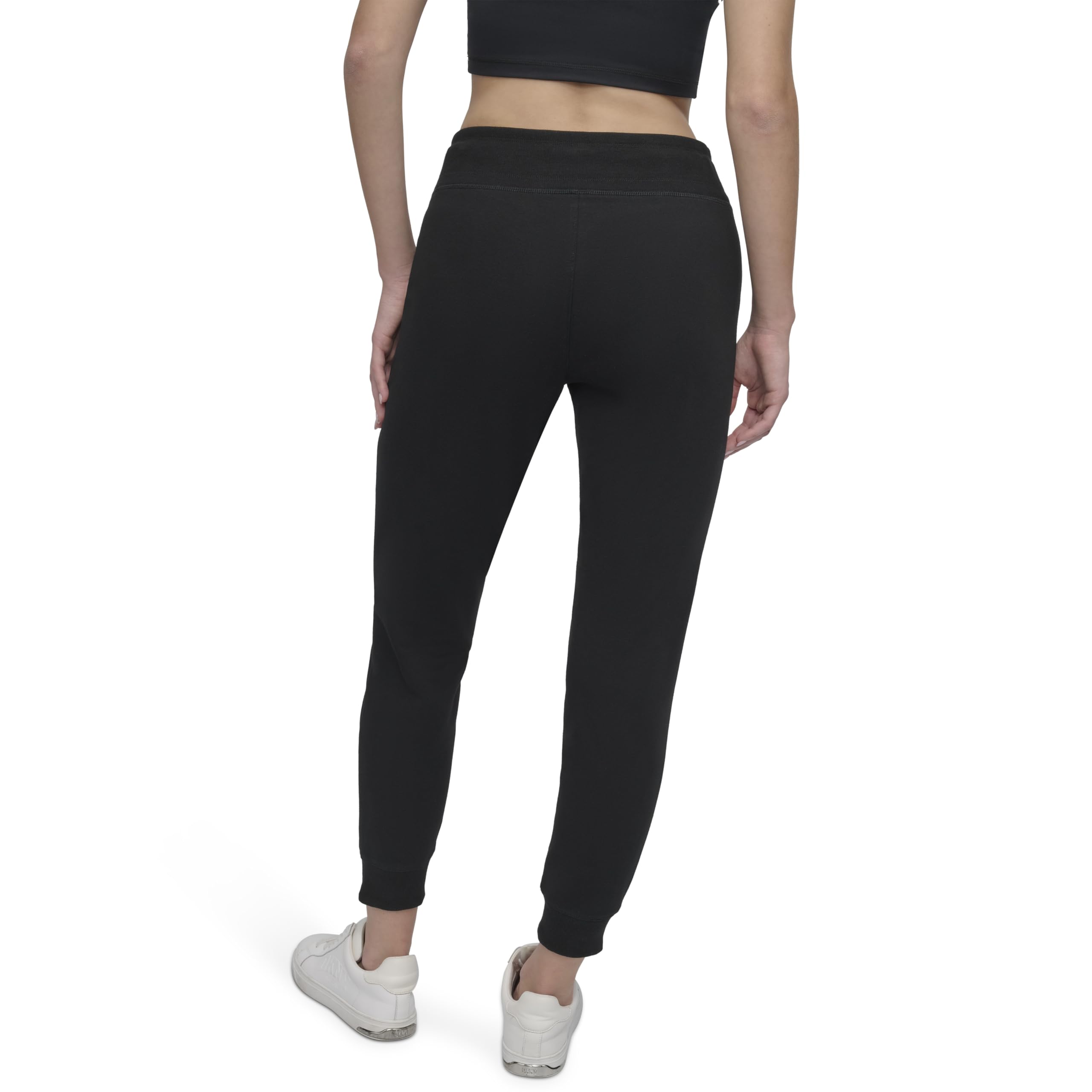 DKNY Jogger Logo Tape Pockets Soft Everyday Pant Pantalones Deportivos para Mujer