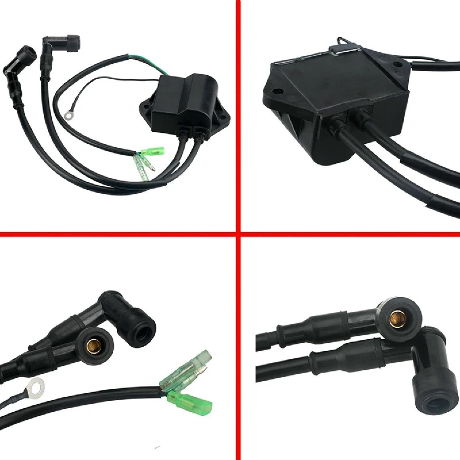 Bobina di Accensione per Moto, Bobina Accensione Ignition Coil Sostituzione Spark Coil per ATV Dirt Pit Bike Scooter Go-Kart Ciclomotore Ccooter 150CC 200CC 250CC per CBF125 CBR125 TRX650 TRX700