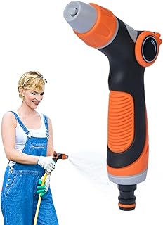 ホースノズル 散水用アクセサリー - 人間工学設計で握りやすく調整可能な灌漑散水ツール,散水ホーススプレーヤーノズル - 庭 パティオ 清掃 排水溝 階段 シャワー ペット 用