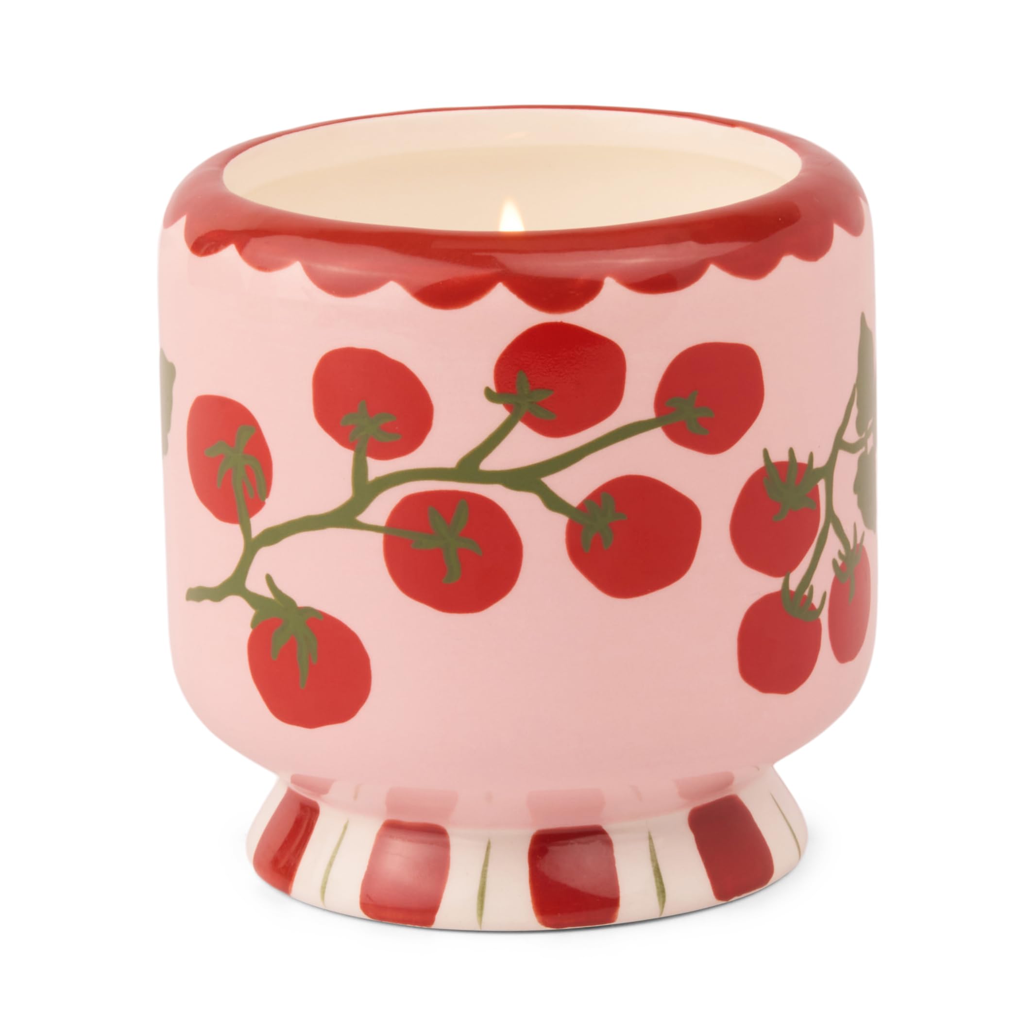 Paddywax Adopo Collection Ceramic Candle - Heirloom Tomato