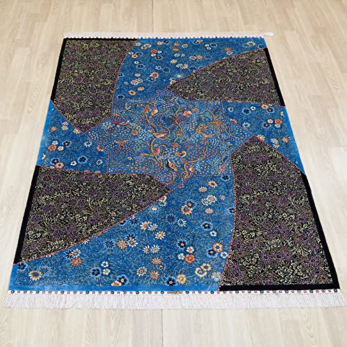 Tianjiang Carpet 5X7Ft Silk Hand Knotted Rugs Oriental Area Carpets For Bedroom Living Room #TOP1