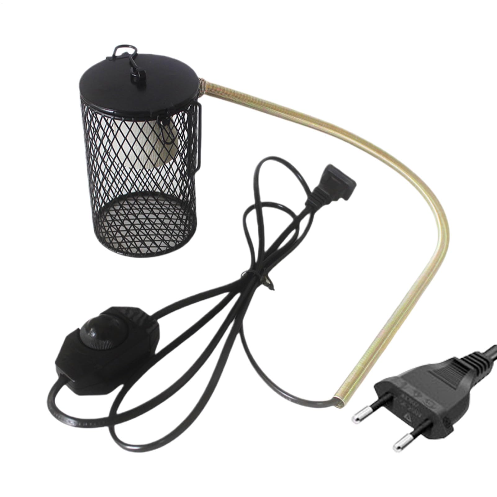 Cage pour lampe chauffante pour reptile, serre et oiseaux - Support de chaleur d'extérieur - 8