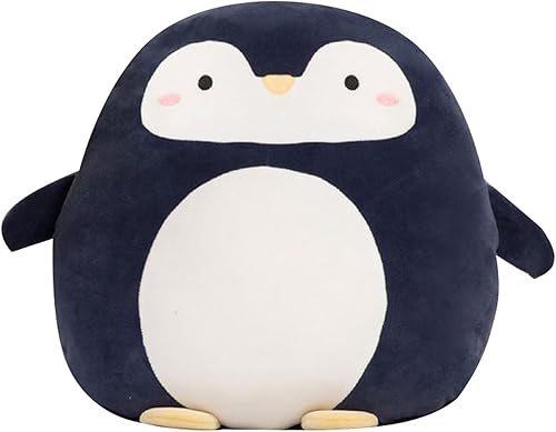 Almohada de peluche de pingüino, 8 pulgadas, diseño de pingüino kawaii, lindo juguete de peluche de pingüino, almohadas de animales, regalos para