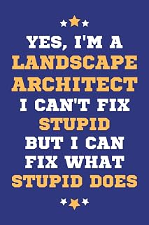 Landscape Architect Gifts: Lined Blank Notebook Journal, a Funny and Appreciation Thank You Gift for Landscape Architects to Write in