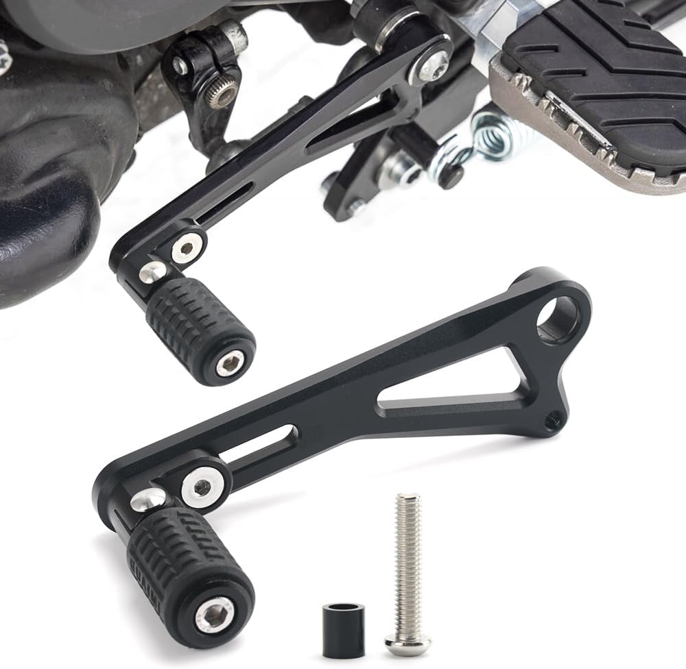 Offroad Adjustable Folding Gear Shift Lever Kit Fits for Harley Pan America 1250 1250S Special RA1250 RA1250S RA1250SE 2021-2024 (Silver)