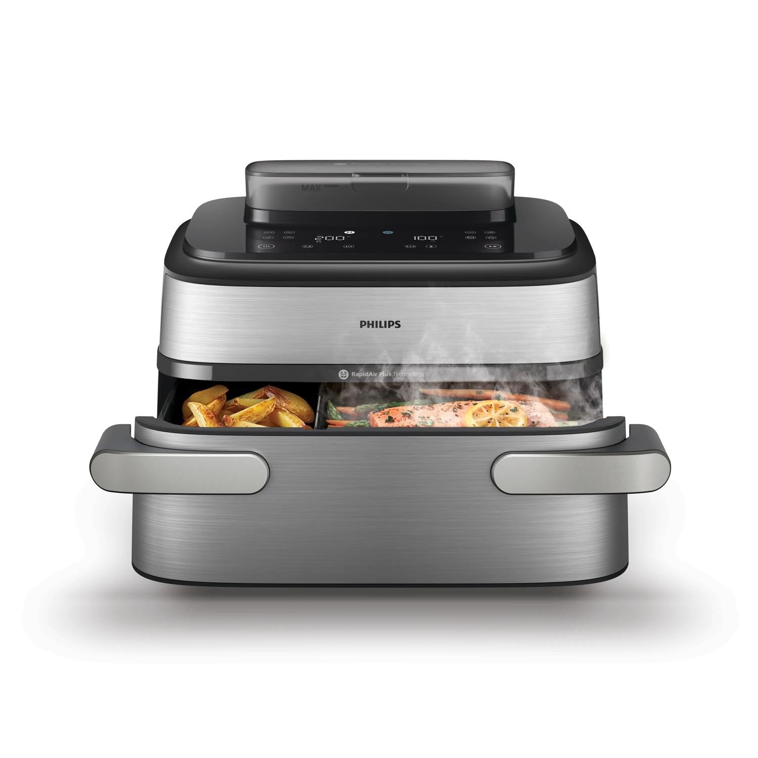 Philips Airfryer NA565 02 Megabasket 9,5L 2750W silver black (NA565/02) (NA565/02)