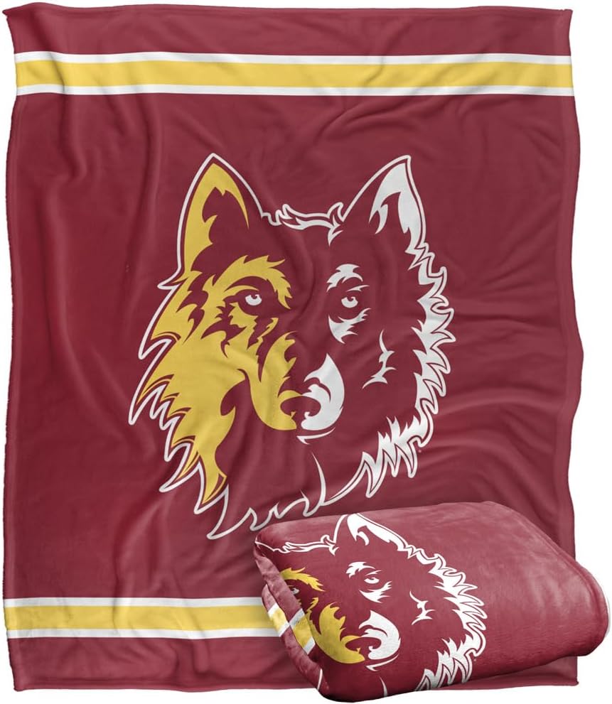 COLLEGIATE silky touch throw blanket