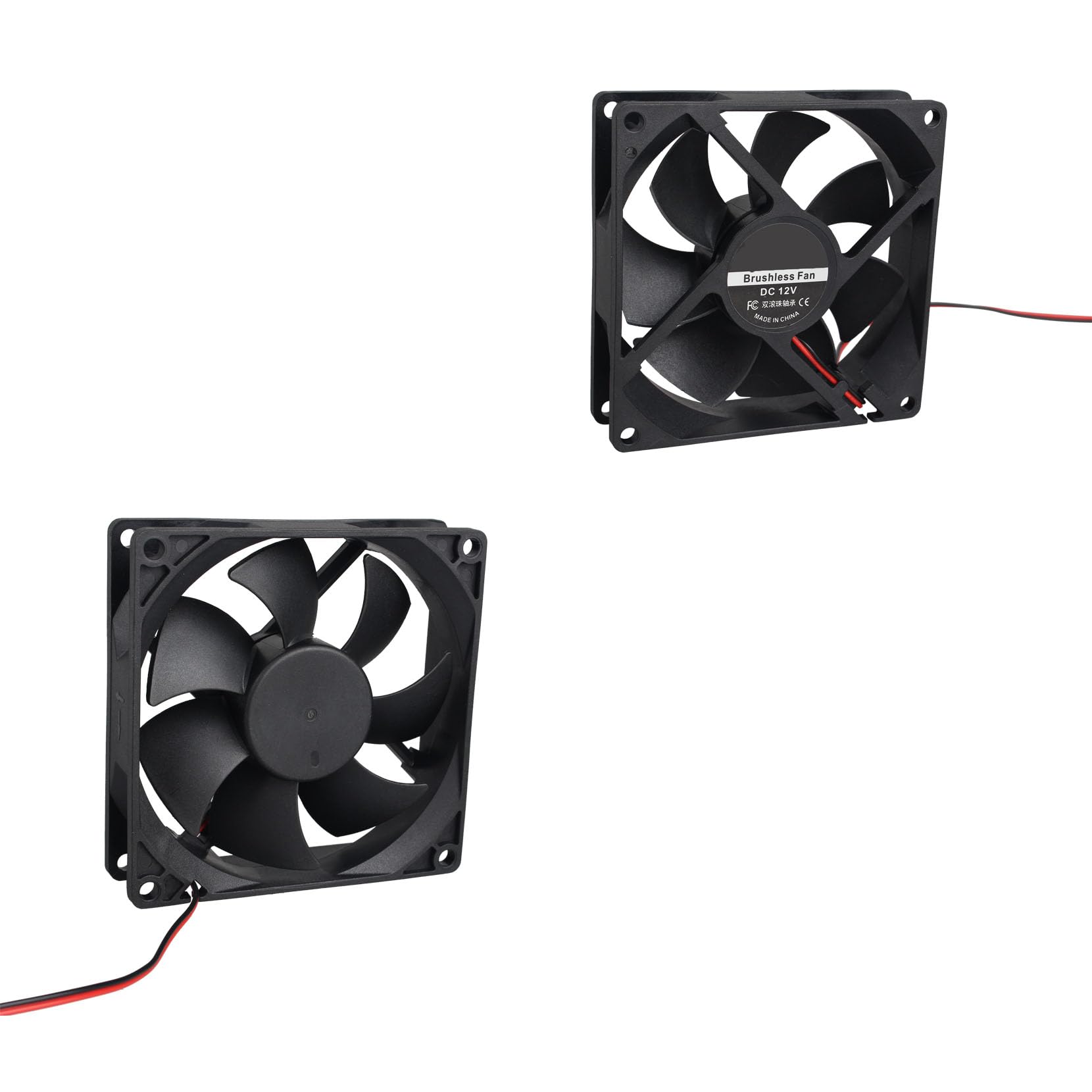 Ventola PC 12cm 12025 DC - Doppio Cuscinetto A Sfera, Silenziosa 30dBA Per Raffreddamento - Foto 9