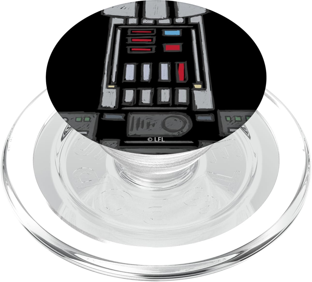 Star Wars Darth Vader Suit Sketch PopSockets MagSafe PopGrip for iPhone