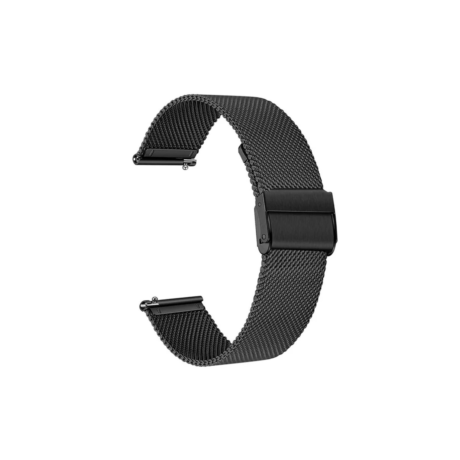 JFGCTYHXY Metal straps, Milanese Stainless Steel Watchband fitQuick Release Watch Band Strap(Black,13mm)