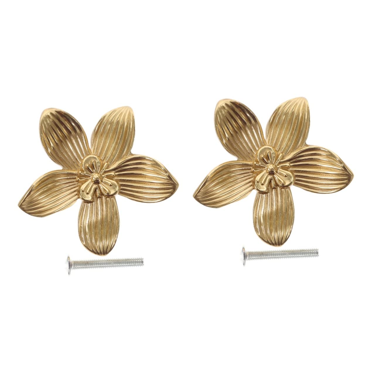 Poignée de meuble forme de fleur pour armoires tiroirs cuisine