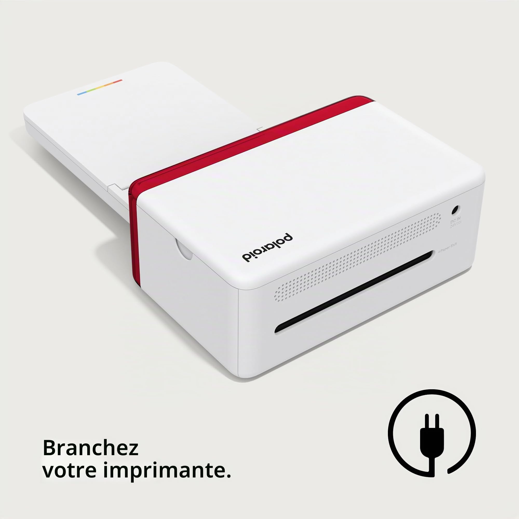 Polaroid - Hi Print 4x6 - Imprimante Photo Bluetooth Format Carte Postal 4X6 (10cm X 15cm)- Blanc