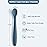 6 Piece Silicone Baby Feeding Spoons, First Stage Infant Soft-Tip Easy on Gums, Training Spoon Self-feeding, Utensils Supplies, Dishwasher & Boil-proof - Blue