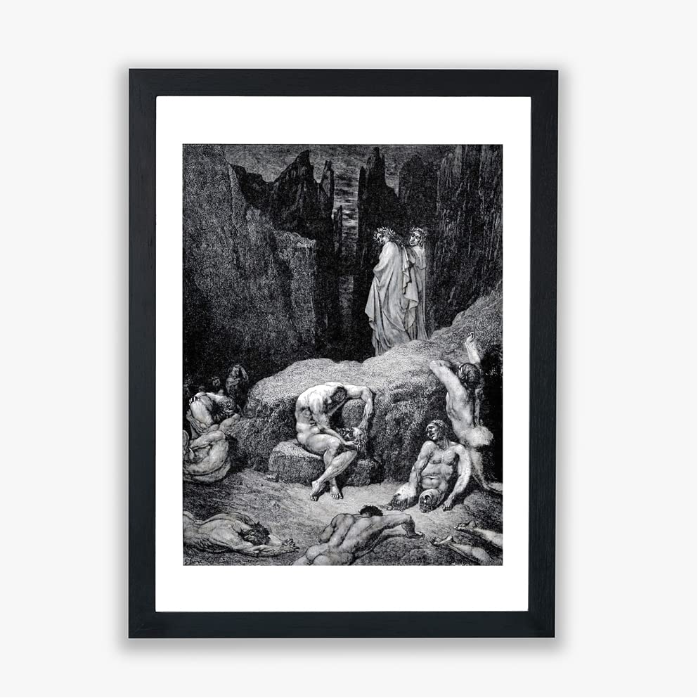Dante's Inferno Gustave Doré poster giclée pour salon élégant