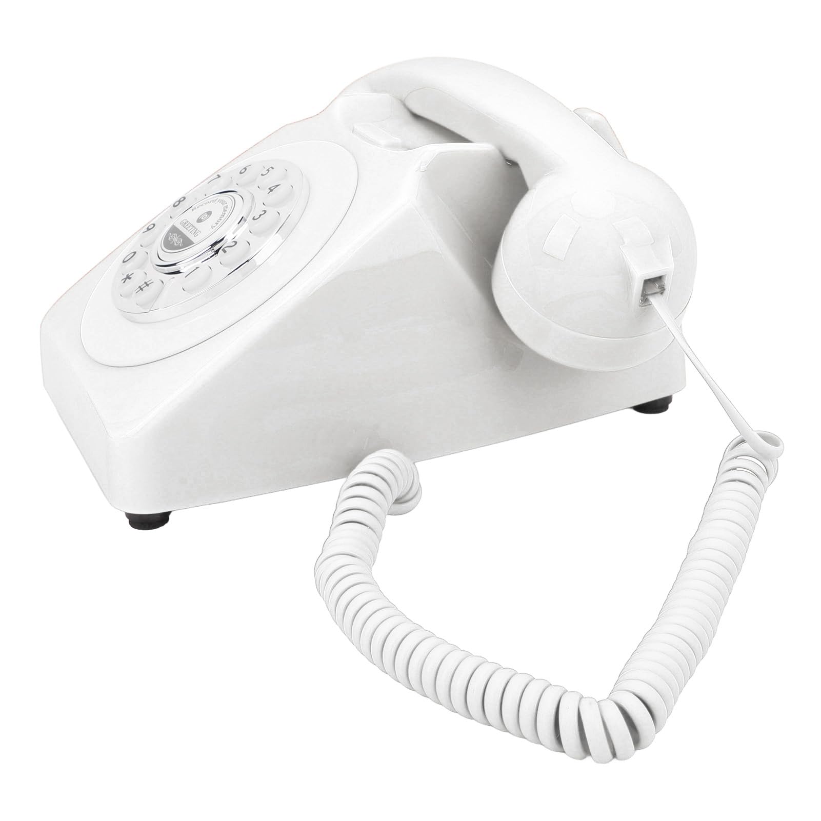Księga Gości Audio do Telefonu, Wszechstronna pamięć 8 GB, Wygodna Księga Gości Audio na imprezę (Biały)