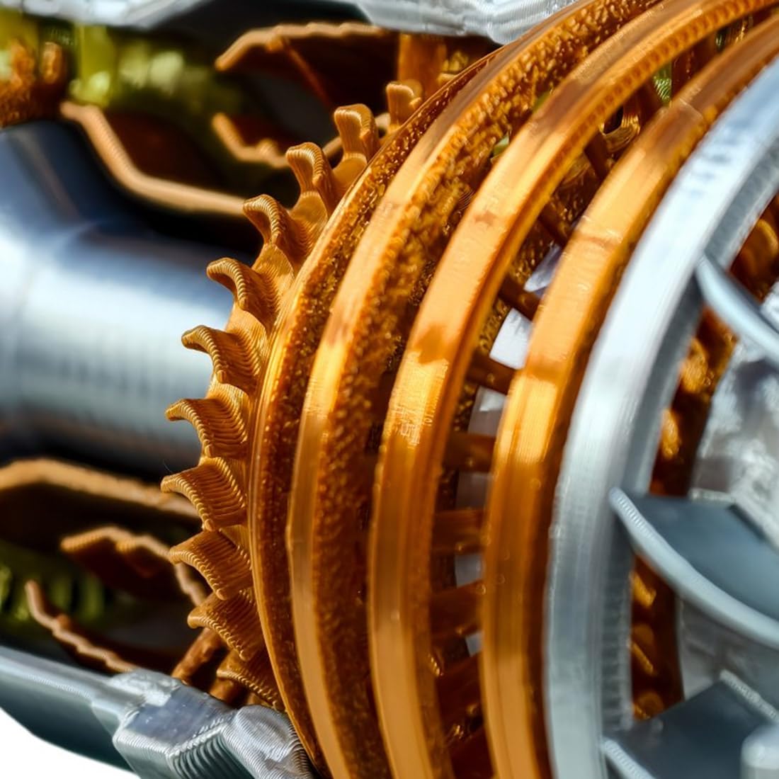 TRENT 900 - Modellino di aereo turbofan simulato