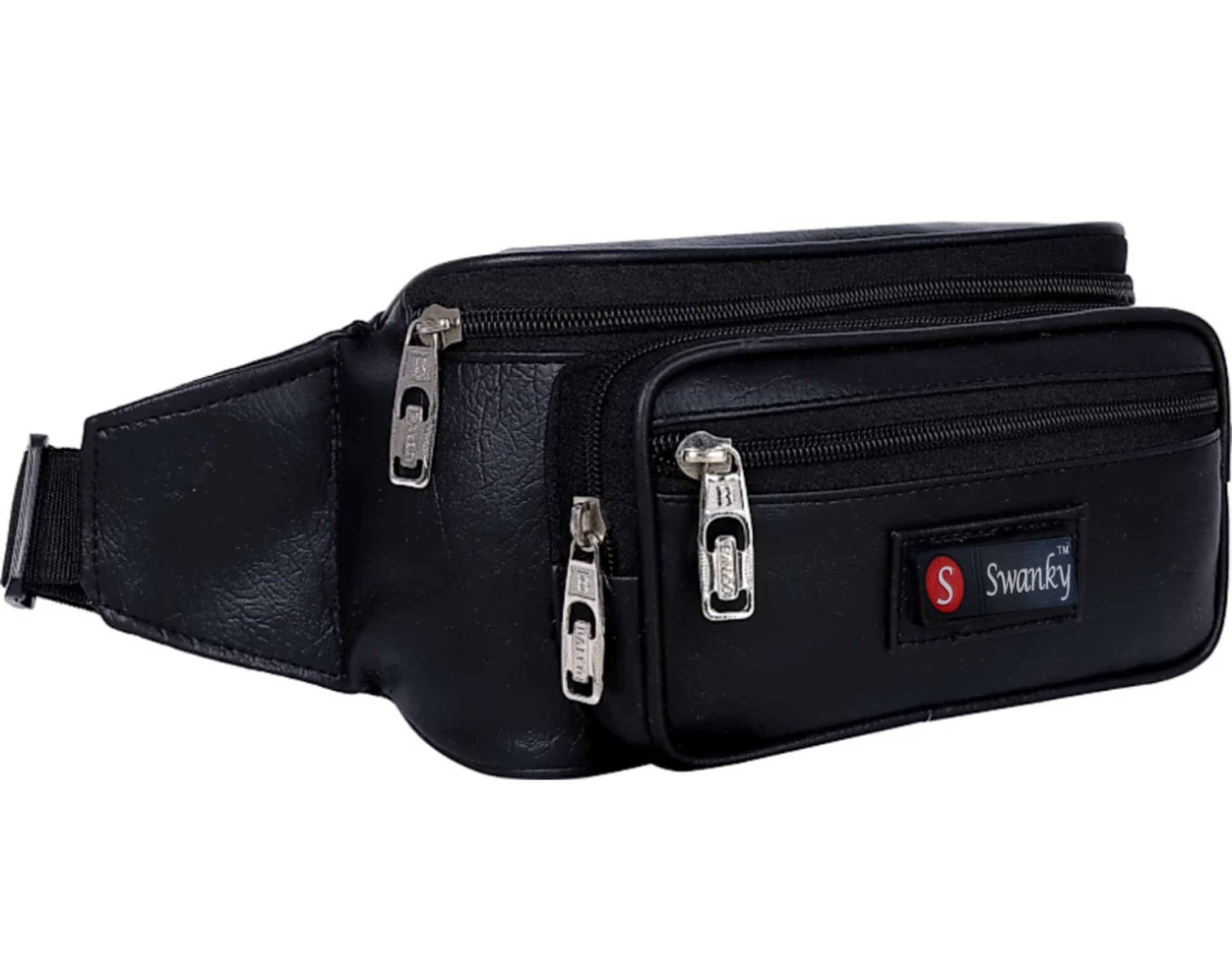 PU Leather Waist Pack Bags Travel Bag for Money |Mobile|Card|Belt| Documents|Kit Books Dairy Kamar Pouch| Small Accessories Luggage for Men Women Boys and Girls Stylish Fom Bag with Belt Kamar Pouch-image-17