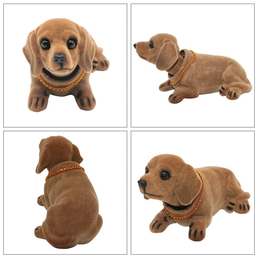 Bobble Head, Voiture Hochement de Tête Ornements Créatif Chien Tableau de Bord Artisanat Cadeau pour Voiture véhicule Bureau