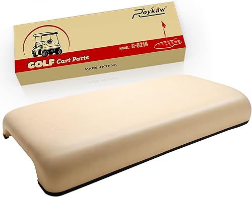 Miniatura 9 de Roykaw Conjunto de cojín inferior del asiento delantero del carrito de golf para Club Car DS 2000.5-up modelos de gas y eléctricos, negro