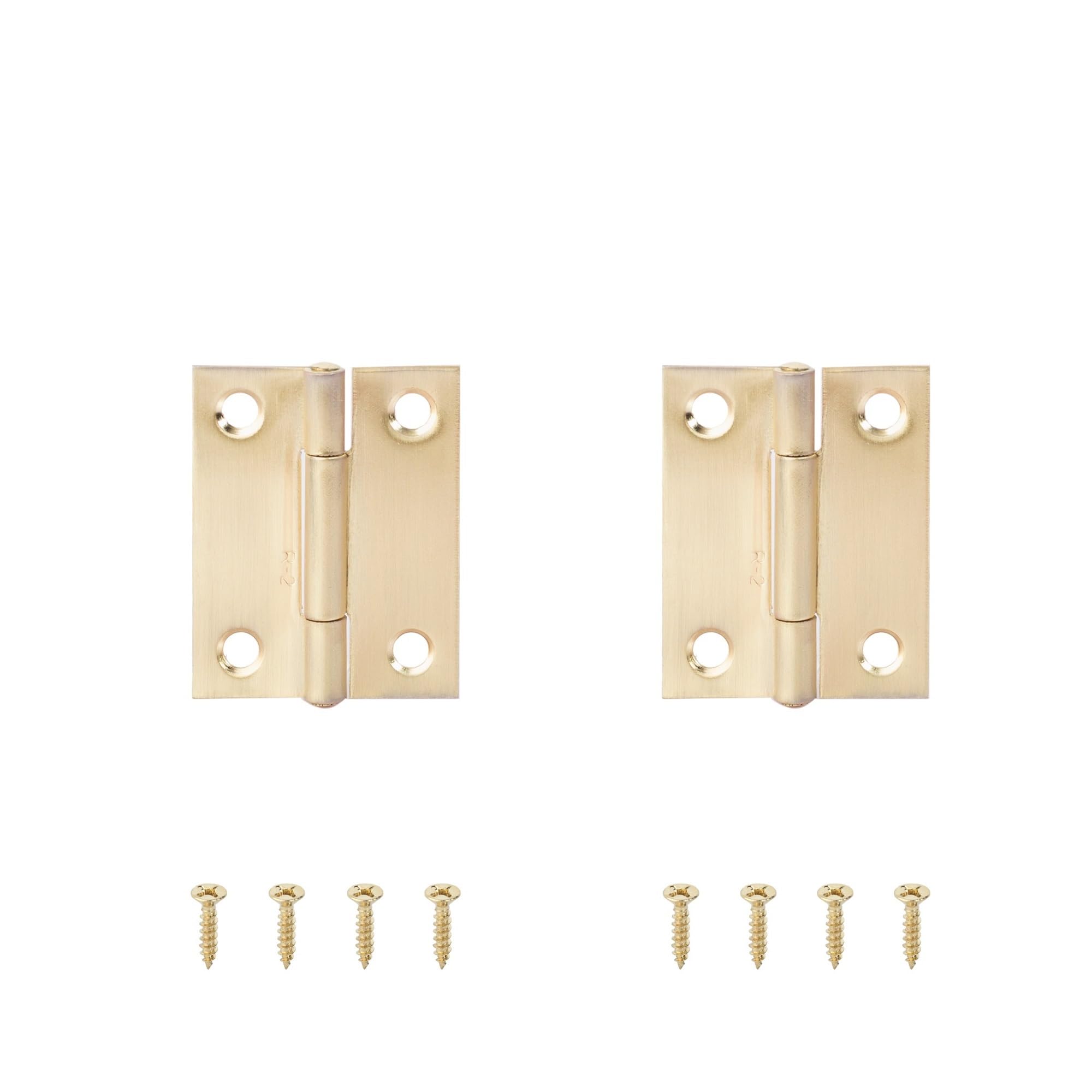 Chtkagv Golden 50.3Mm 2Pcs 2Pcs Stainless Steel Hinge 270 Degree Folding