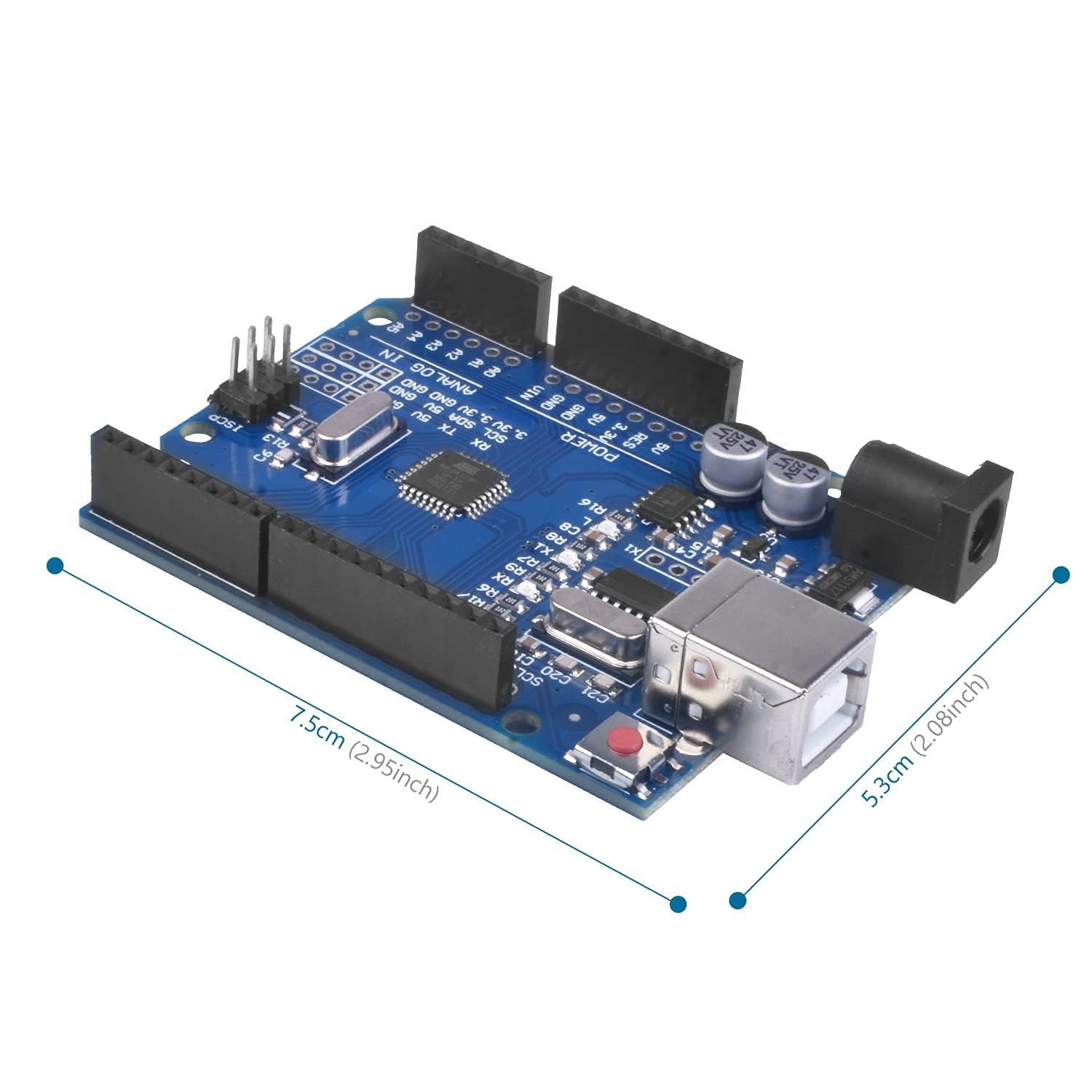 Carte de développement R3 ATmega328P avec câble USB pour Arduino Mega 2560 Nano Robot Prend en charge IDE MCU Learner