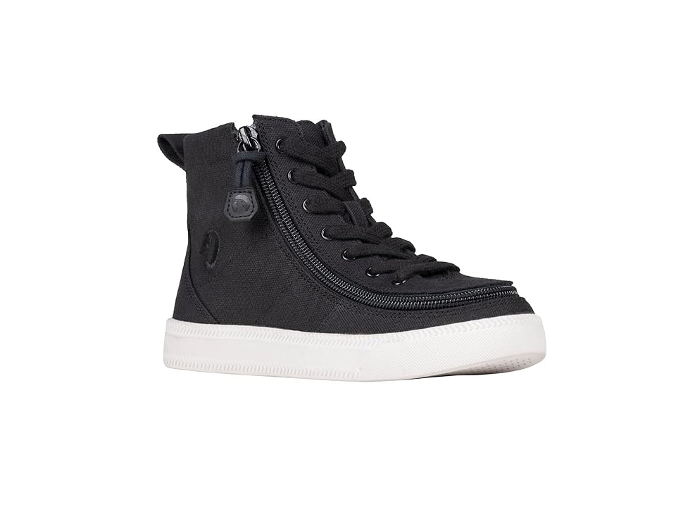 BILLY Footwear Kids Classic Lace High (Toddler) (Black/White) Kid's Shoes INTERNATIONAL SHIPPING