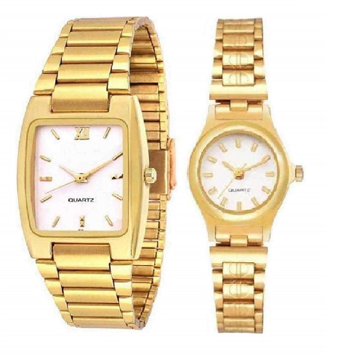 Zeydan White dial Golden Color Analogue Watch for Couples (B07YL5255W) Amazon Price History, Amazon Price Tracker
