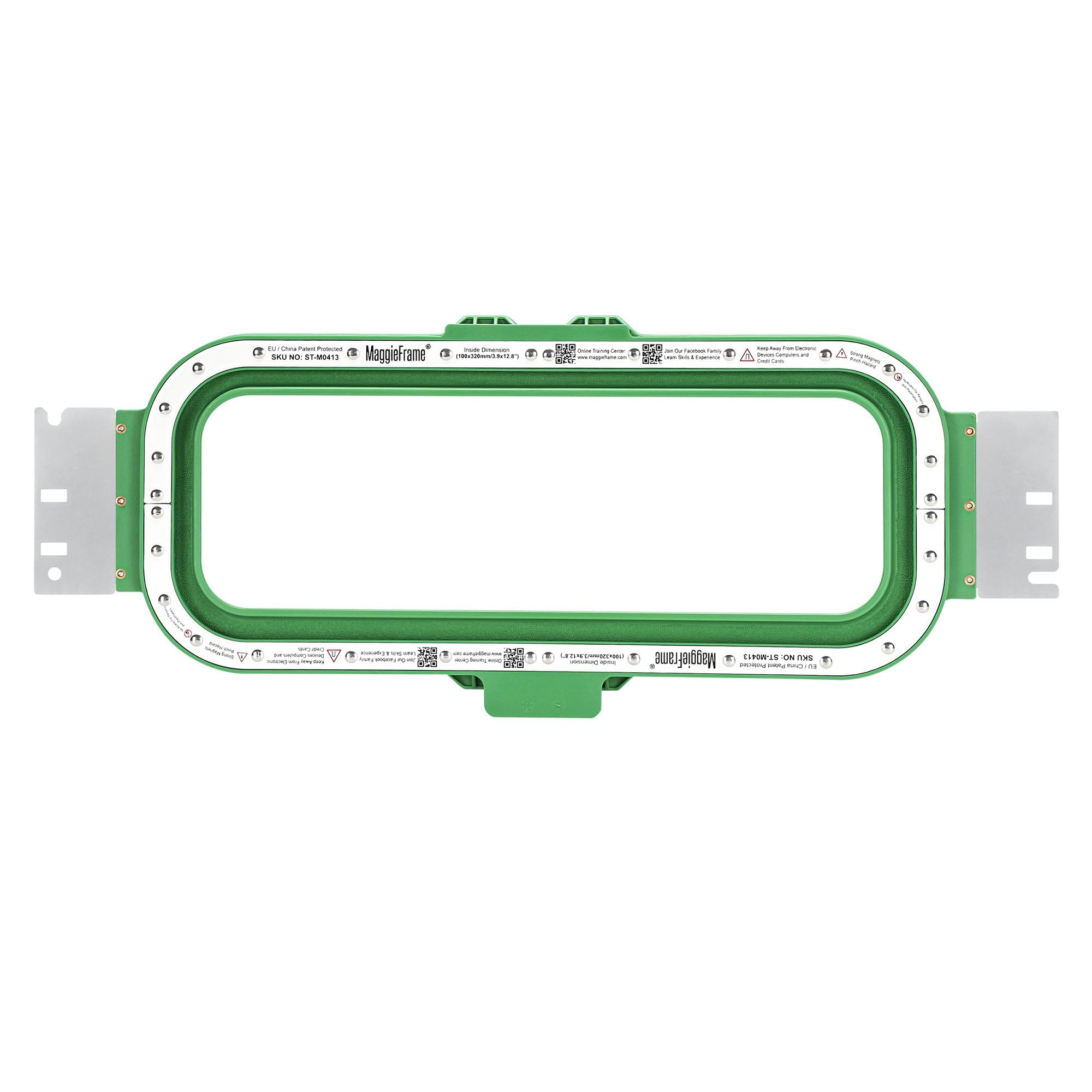 Brewland Bastidor de bordado magnético 100x320mm para Baby Lock Venture | Compatible con Baby Lock ENT10, Enterprise, BNT10, Valiant, Alliance, Capella, Array 6, Endurance 6, Intrepid; 3.9x12.8inch
