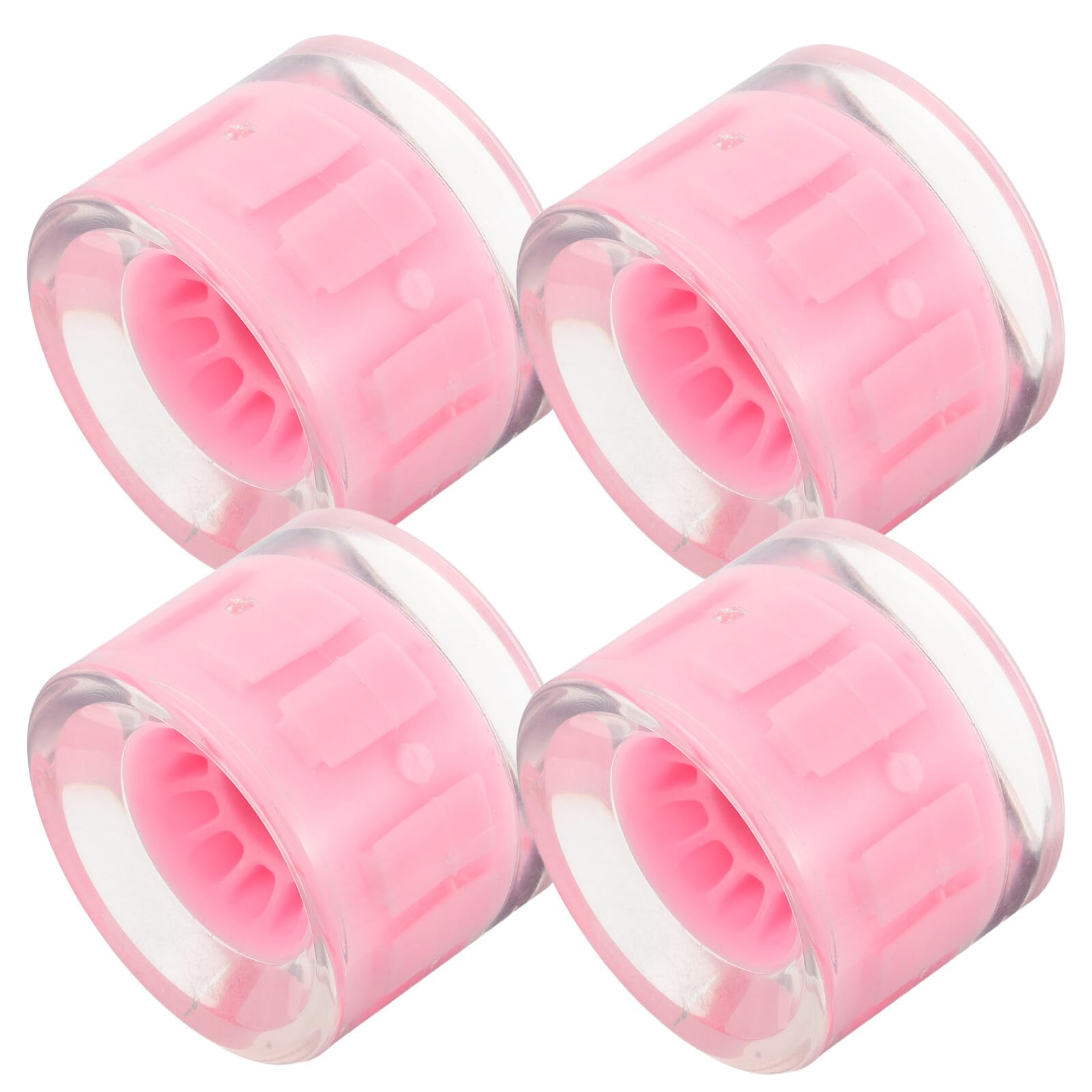 Ruedas de Patineta de PU Rosa 4 Piezas para Calle y Cruiser