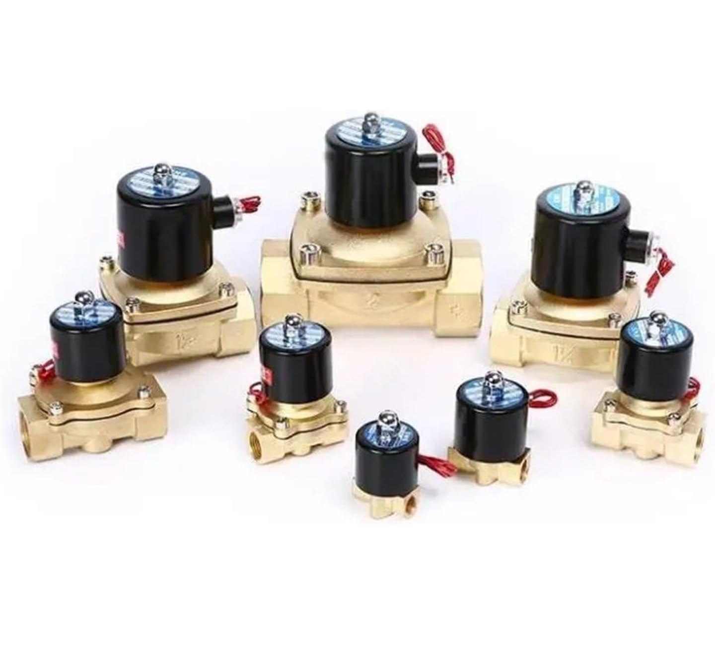 Elektromagnetyczny zawór wody serii 2W — 1 szt., zawór elektromagnetyczny zapewniający efektywną kontrolę cieczy(2W400-40 AC220V)