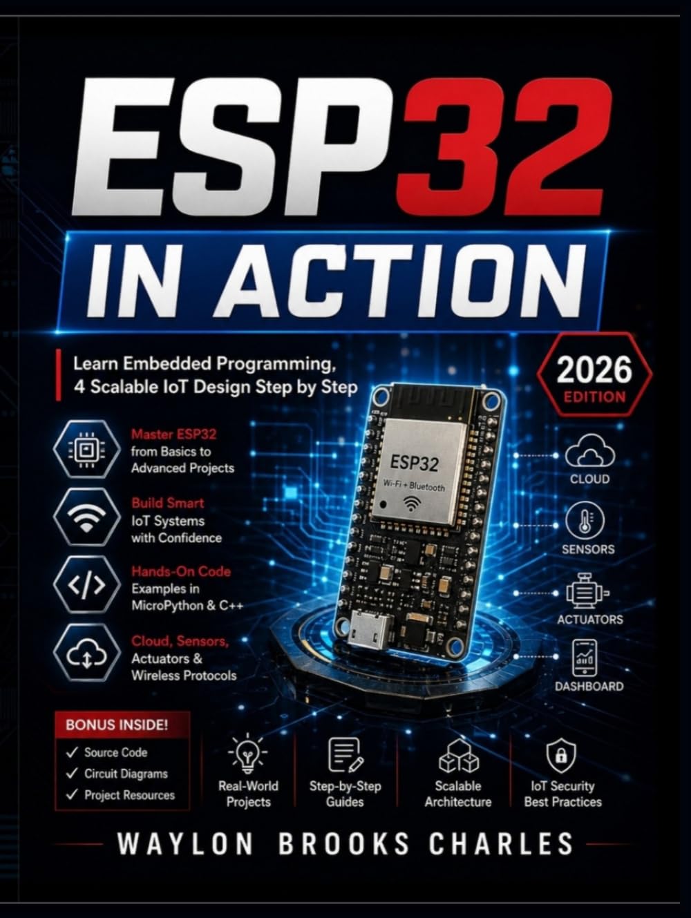 ESP32 IN ACTION: Learn Embedded Programming, 4 Scalable IoT Design Step by Step