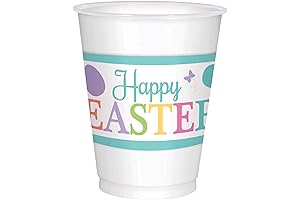 Amscan Easter Printed Cups: Festive Addition to Your Holiday Celebrations