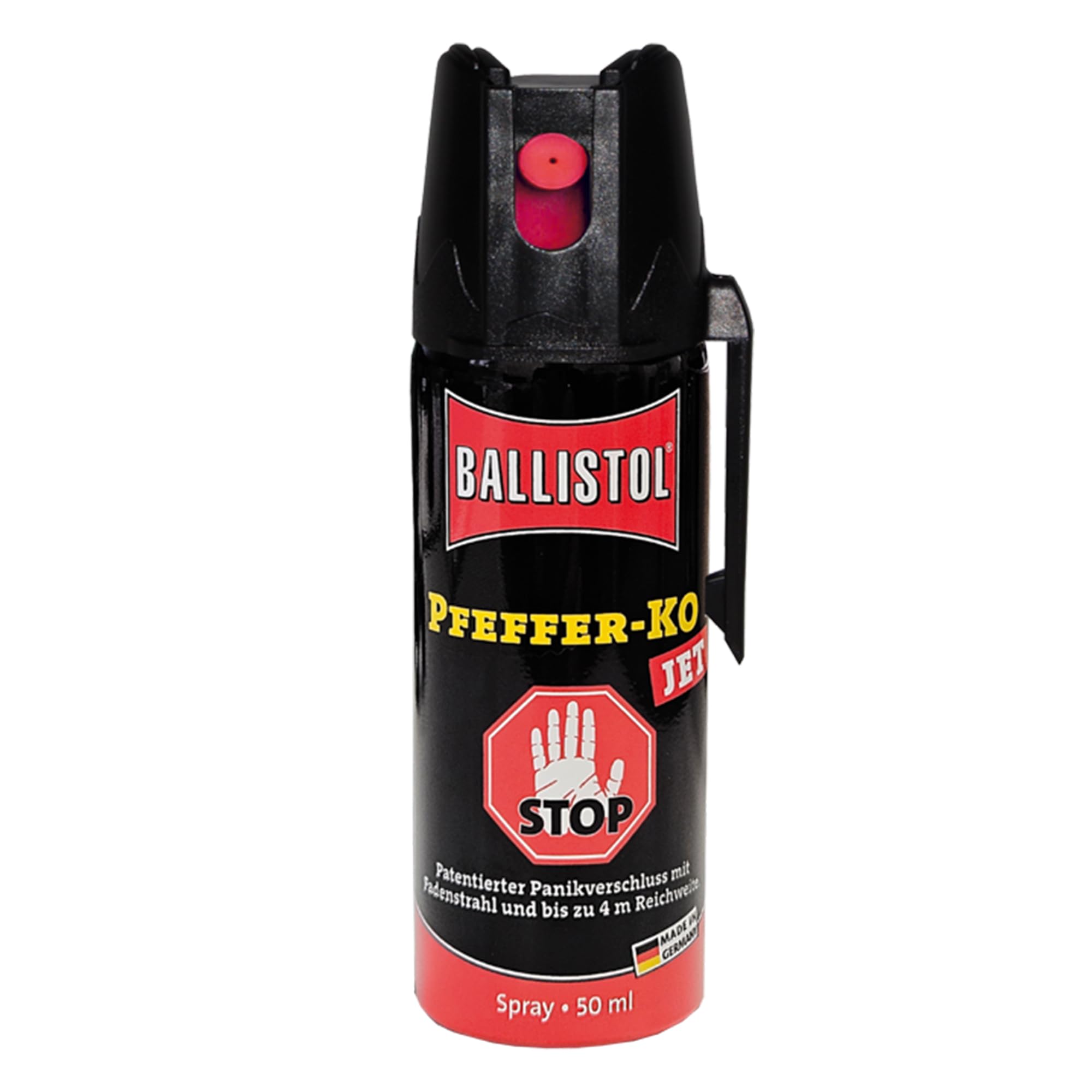 ELITE BBQ 5er Set Jet Pfefferspray 5x50 ml – Vorratspack Strahl-Spray, Pfefferspray 50ml, Pepper Spray Self Defense, Tierabwehrspray