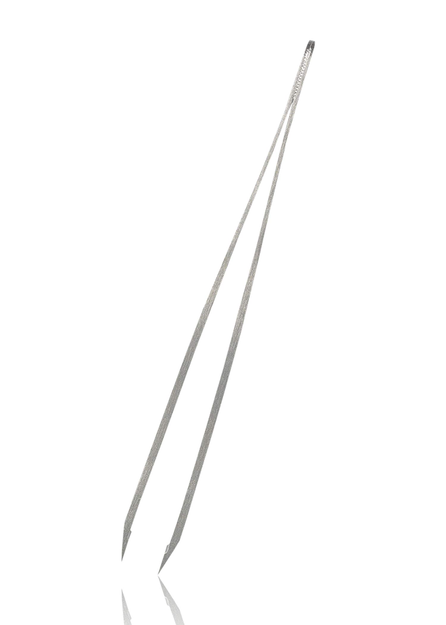 Pince à épiler Rubis inclinée fine pointue professionnelle pour les sourcils
