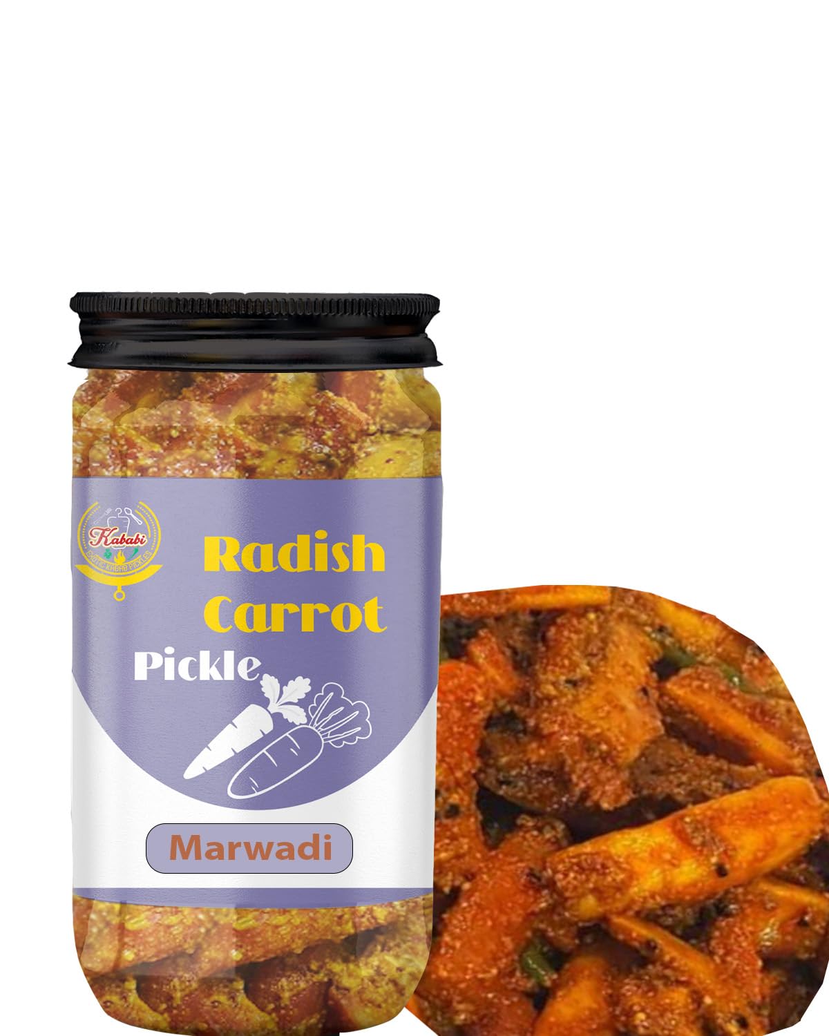 Marwadi Radish Carrot Radish Pickle, Home Made, Gajar Mooli ka Achar 400 GM I Taste Bhi Health Bhi I Homemade & Organic Pickle (B0CJQ8T3VM) Amazon Price History, Amazon Price Tracker