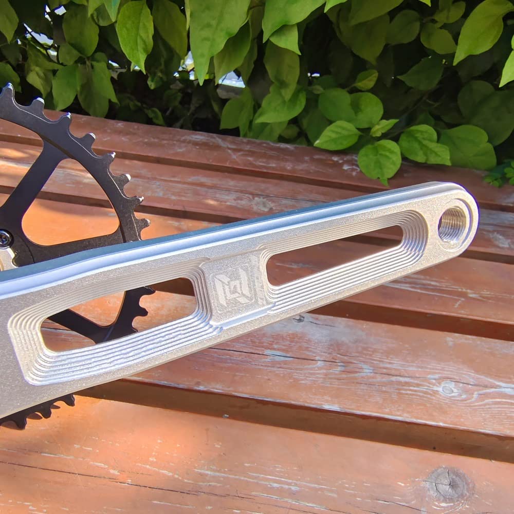 Rower szosowy GXP Hollow zintegrowany zestaw korbowy 165 mm 40 do 50T wąska szeroka pojedyncza tarcza łańcuchowa stop CNC lewa prawa para