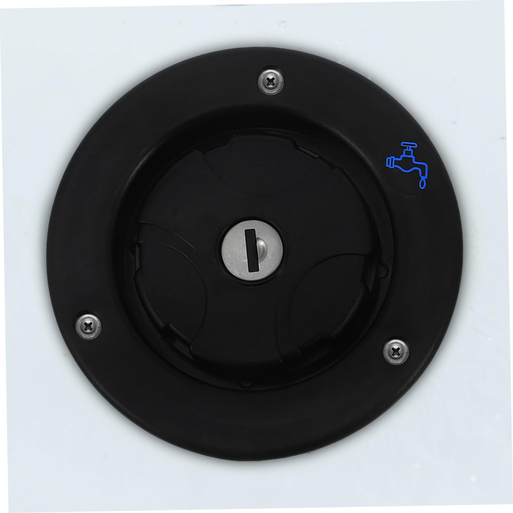 Gatuida Tapa de Llenado de Agua para Rv y Remolques Entrada por Gravedad Compatible con Vehículos Recreativos Diseño Simple y Duradero Recambio Fácil para Sistema de Agua Dulce