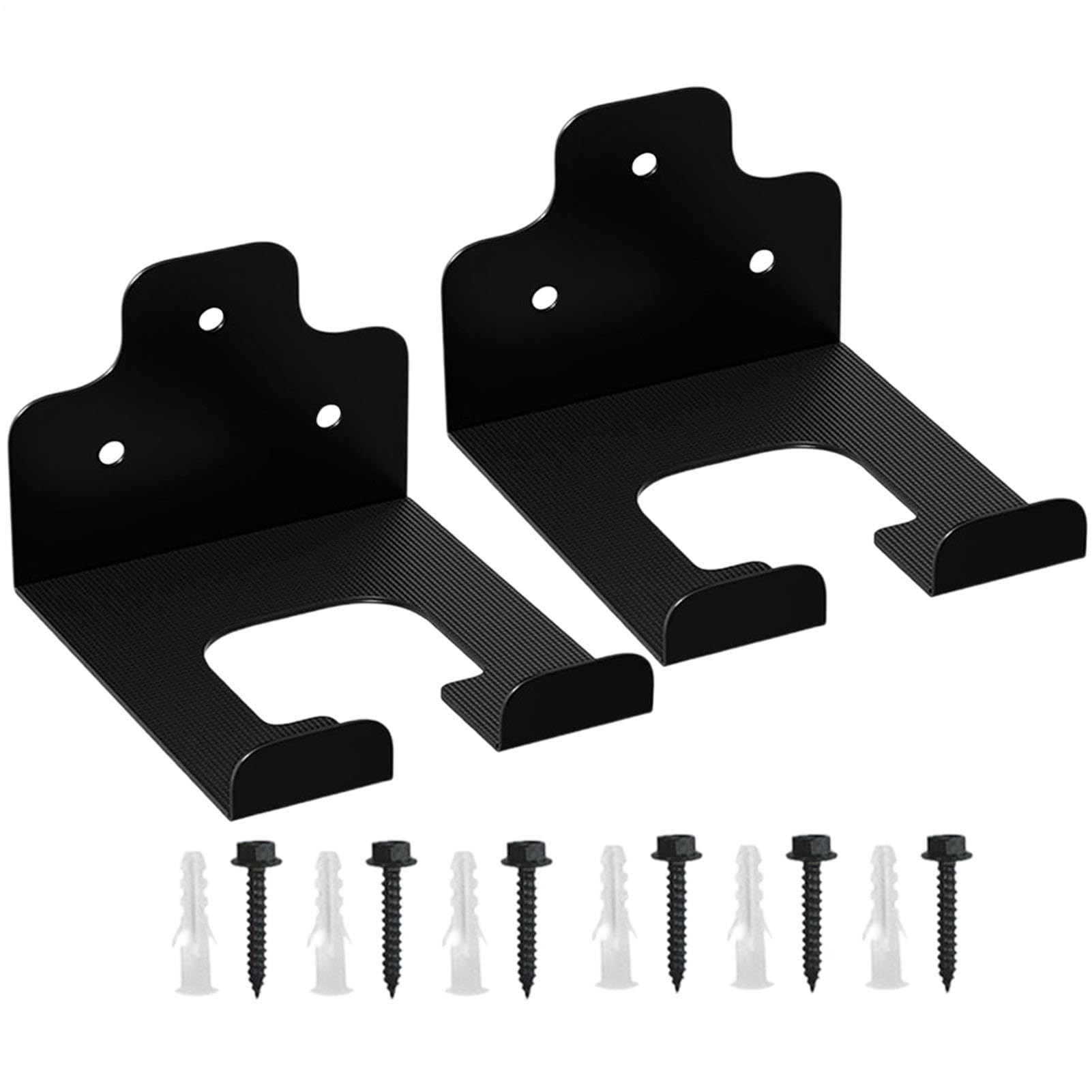 Generico Portaherramientas eléctricas, estante con soporte resistente, organizador de pared para taller | Para pala, rastrillo, escoba, taladro, cable, equipo, exterior, patio, granja sótano