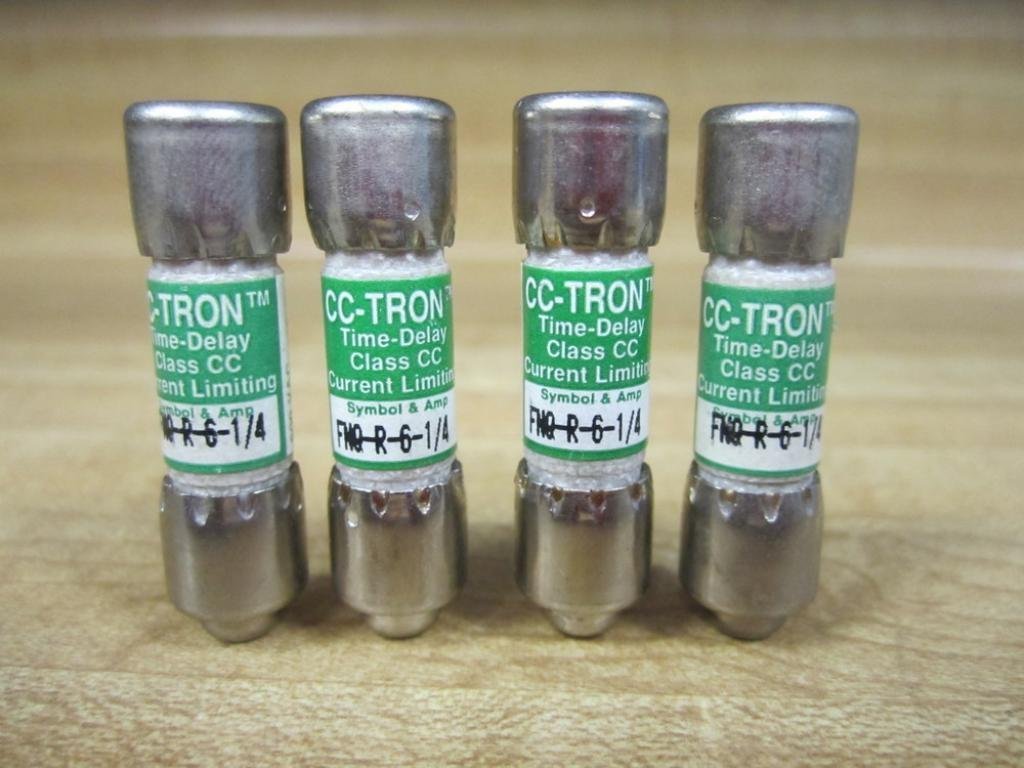 Bussmann FNQ-R-6-1/4 Time-Delay Fuse FNQR614 (Pack of 4)