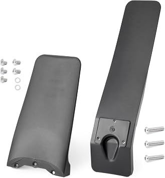 Dirt Bike Front and Back Fenders Compatible with Tuttio Soleil 01 Electric Bike Fender Kit Black E-Bike Mudguard Replacement Parts
