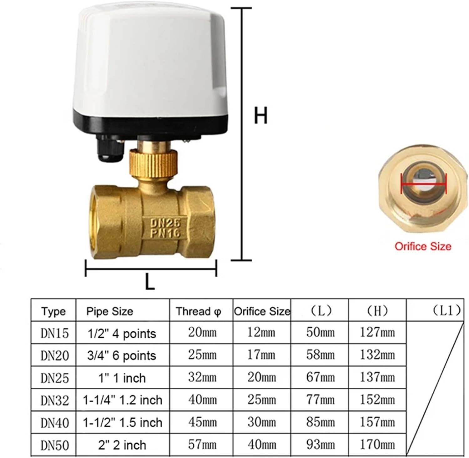 IP65 防水 3 線式 2 制御 2 方 3 方 T 型真鍮糸電動ボールバルブ(DN15,DC12V_3 【エアハン】 WAY