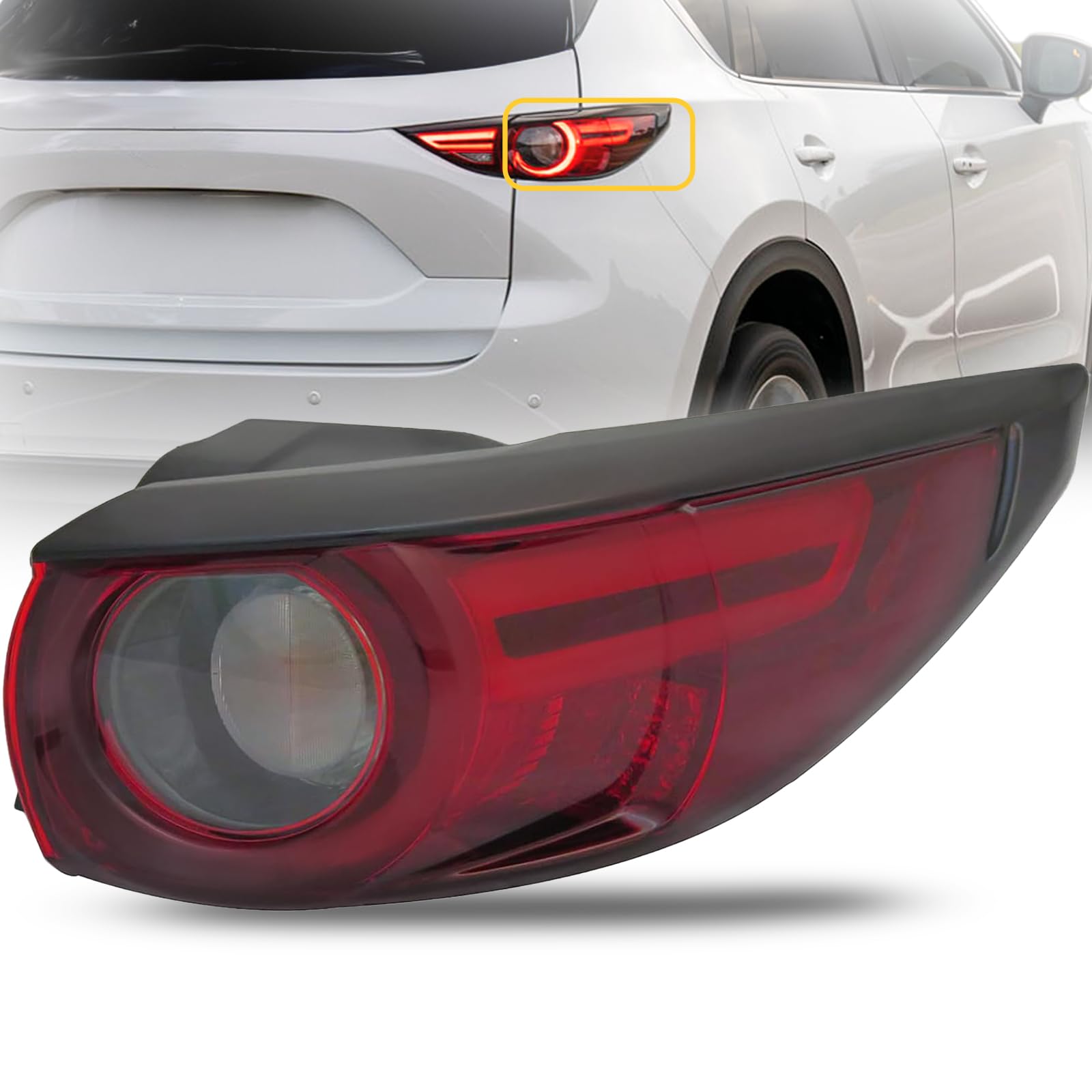 Tail Light Assembly Compatible with Mazda CX-5 2017-2021 Right