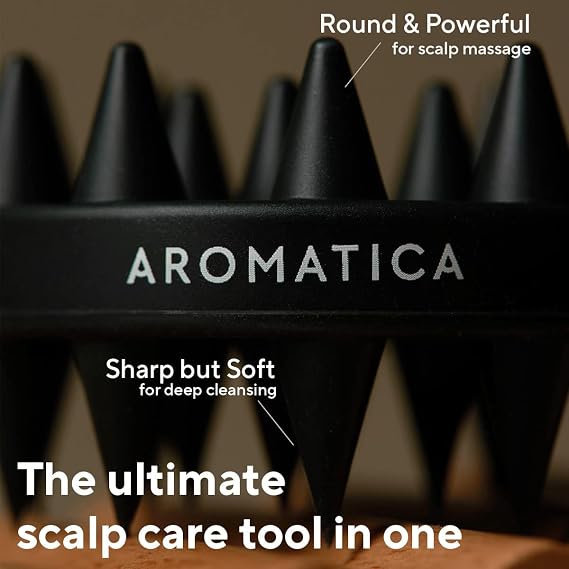AROMATICA Dual-sided Scalp Care Shampoo Brush