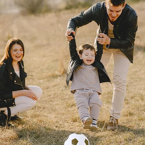 Miniatura 3 de NUOBESTY Pelotas de fútbol inflables para niños, mini pelotas de fútbol de PVC, pequeñas pelotas de fútbol para niños, pelotas de fútbol suaves de