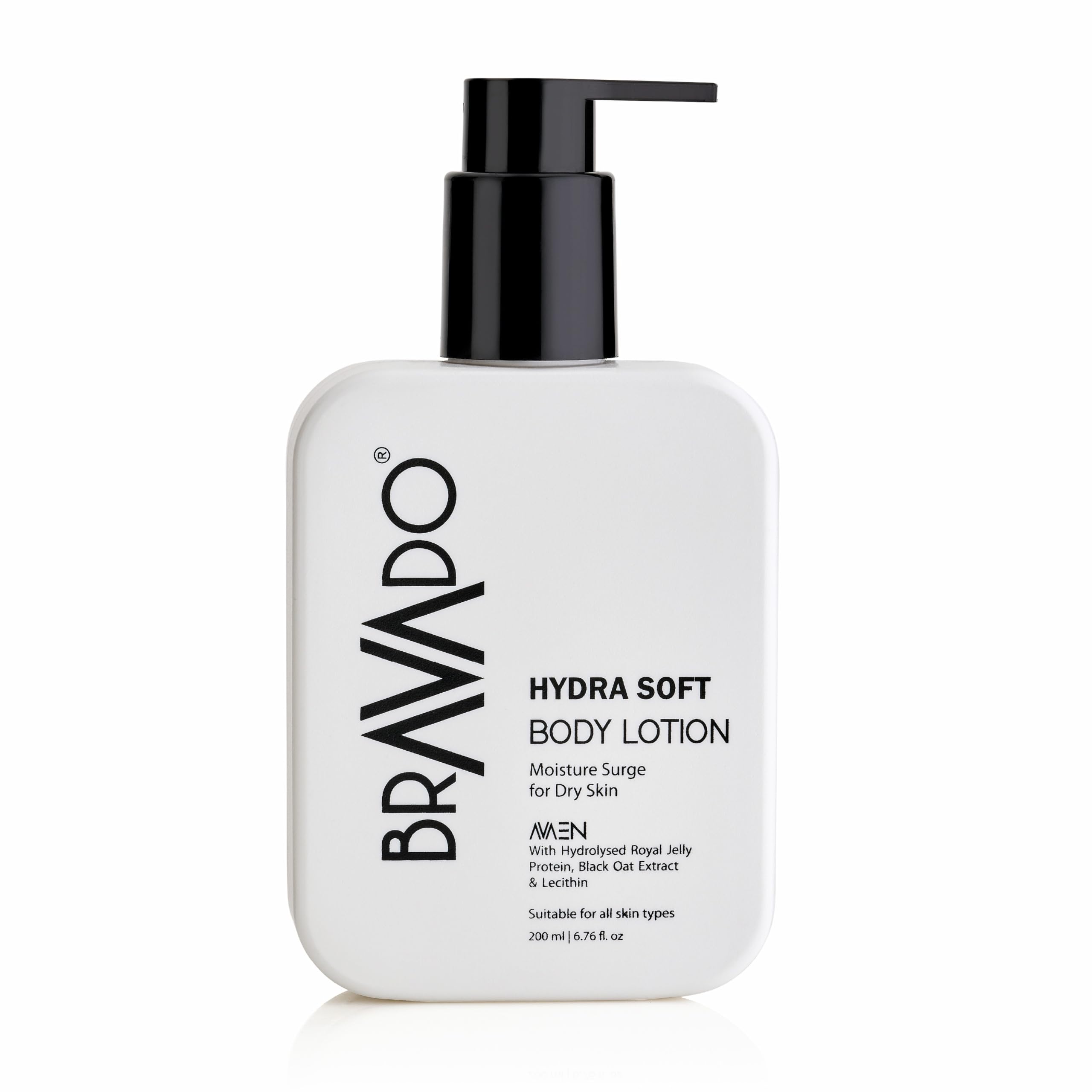 BRAVADO Hydra Soft Body Lotion with SPF for Men & Women | Moisturizing Body Lotion for Dry Skin Repair, Sun Protection & Smooth Skin | Non Greasy Daily Lotion | 200ml