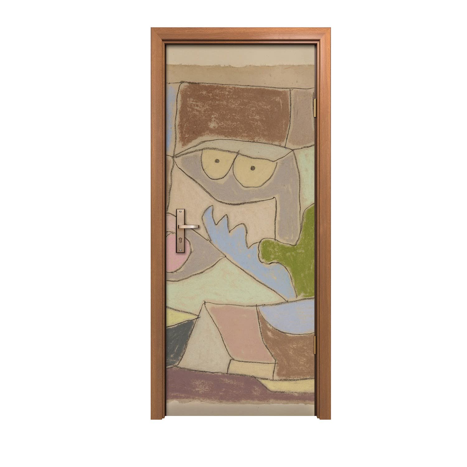 Autocollant de porte 90x200cm pour un design d'intérieur de salon unique